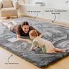 Deluxe Shaggy Relax Mat - 35mm Memory Foam